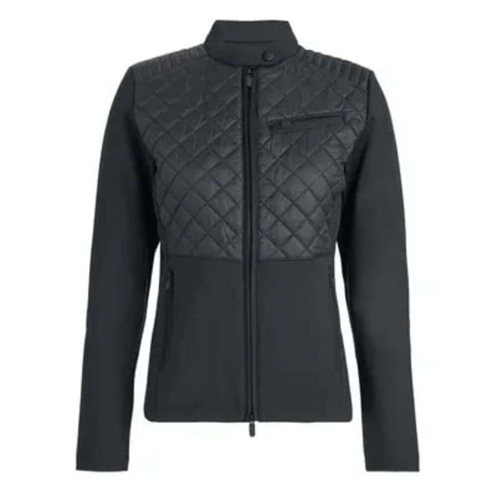 G/FORE Hybrid Moto Stretch Tech Interlock Quilted Golf Jacket Onyx Size M